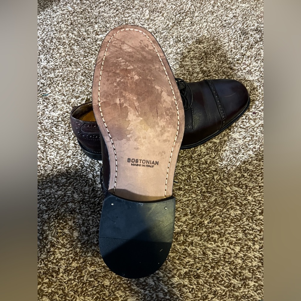 Bostonian Shoes, Derby Oxfords, Leather, Size 12 M. Model 24017. - Picture 8 of 10